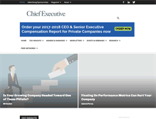 Tablet Screenshot of chiefexecutive.net